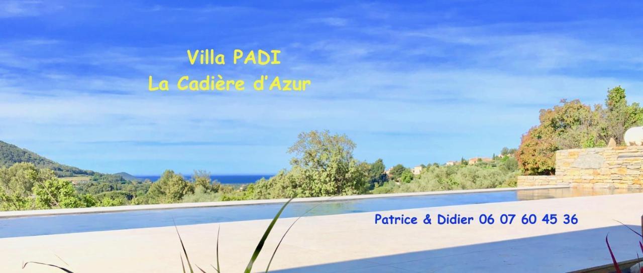 VILLA PADI La Cadière d'Azur Laouque Extérieur photo